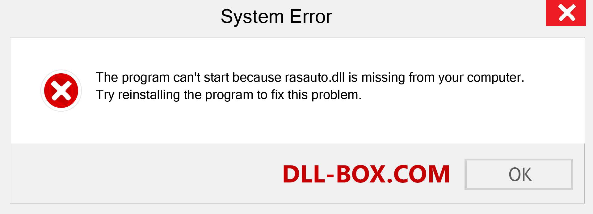  rasauto.dll file is missing?. Download for Windows 7, 8, 10 - Fix  rasauto dll Missing Error on Windows, photos, images